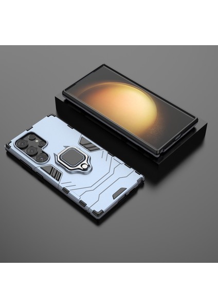 Samsung Galaxy S24 Ultra Telefon Kapağı Halka Tutucu Kickstand (Yurt Dışından)