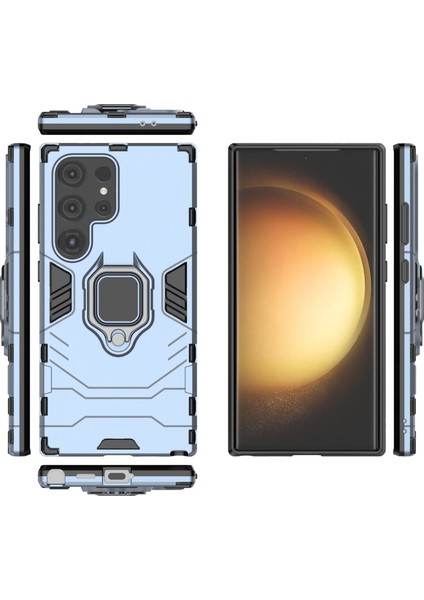 Samsung Galaxy S24 Ultra Telefon Kapağı Halka Tutucu Kickstand (Yurt Dışından)