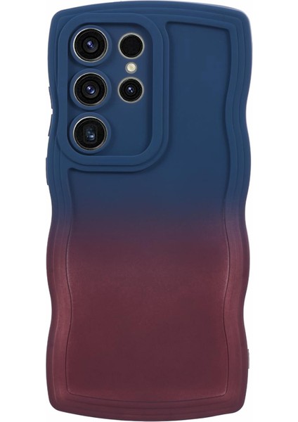 Samsung Galaxy S24 Ultra Wavy Edge Tpu Kasası Çift Taraflı Kauçuk (Yurt Dışından)