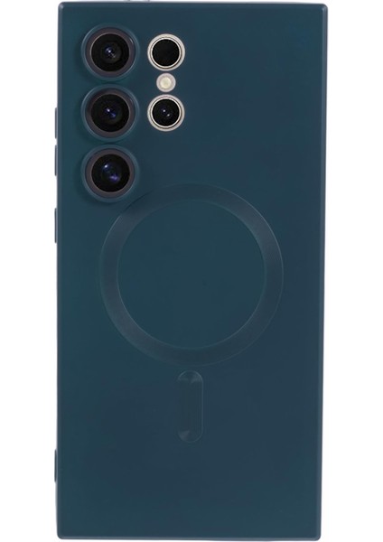 Samsung Galaxy S24 Ultra Sıvı Silikon Kapağı Magsafe ile Uyumlu (Yurt Dışından)