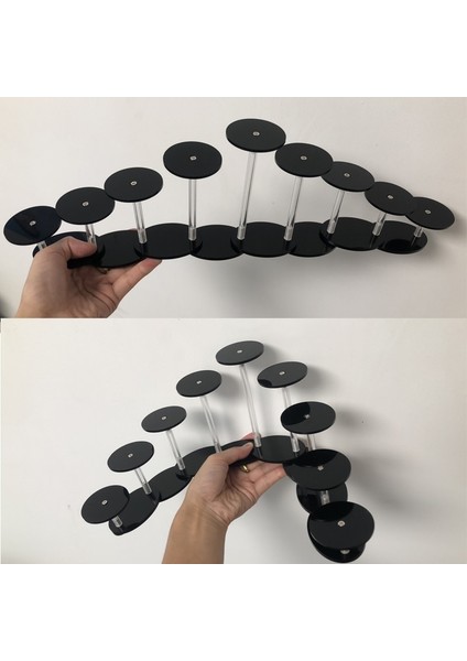 Beyaz Stil Yeni Deformasyon Akrilik Ekran Standı Kek Standı Kek Tatlı Raf Takı Parti Düğün Için Dekorasyon Tutucu Standı (Yurt Dışından) fırsatları