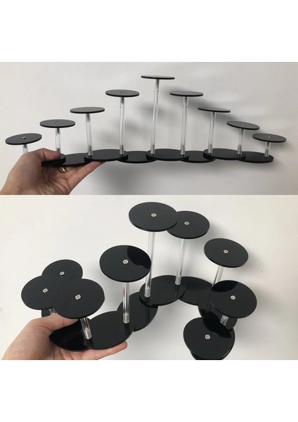 Beyaz Stil Yeni Deformasyon Akrilik Ekran Standı Kek Standı Kek Tatlı Raf Takı Parti Düğün Için Dekorasyon Tutucu Standı (Yurt Dışından) indirimleri