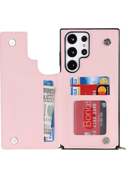 Samsung Galaxy S24 Ultra Crossbody Telefon Vaka Kickstand Rfıd Engelleme Kapağı (Yurt Dışından) fiyatları