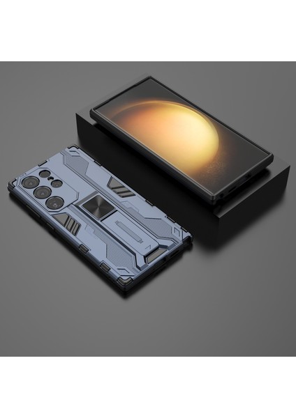 Samsung Galaxy S24 Ultra Anti-Cratch Pc+Tpu Kickstand Cover (Yurt Dışından)