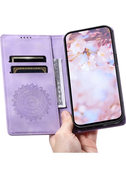 Samsung Galaxy S24 Ultra Manyetik Otomatik Kapanış Deri Kapak (Yurt Dışından)