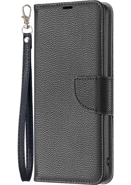 Samsung Galaxy S24 Ultra Litchi Doku Standı Pu Deri Cep Telefonu Kapağı (Yurt Dışından)
