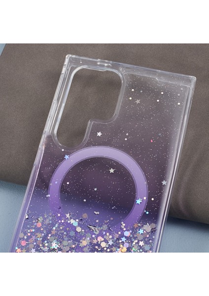 Samsung Galaxy S24 Ultra Manyetik Telefon Kılıfı Slim Fit Epoksi Tpu+Akrilik Kabuk (Yurt Dışından) fırsatları