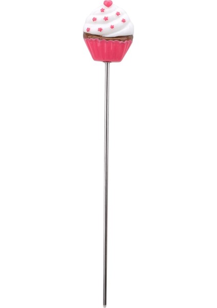 Kırmızı Baş Sallama Stilini Seviyorum Kullanışlı Kek Test Cihazı Pişirme Şişi Cupcake Muffin Testi Pişirme Ekmek Sondası Paslanmaz Çelik ve Plastik (Yurt Dışından)