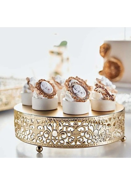 3 Adet Tarzı 3 Adet Altın Gümüş Metal Kek Standı Set Yuvarlak Cupcake Düğün Doğum Günü Partisi Kutlama Tatlı Kaide Ekran Plakası Ev Dekor (Yurt Dışından)
