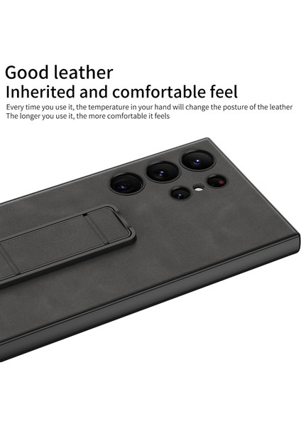 Samsung Galaxy S24 Ultra Cilt Deli Mat Telefon Kılıfı Katlama Kickstand (Yurt Dışından) fiyatları