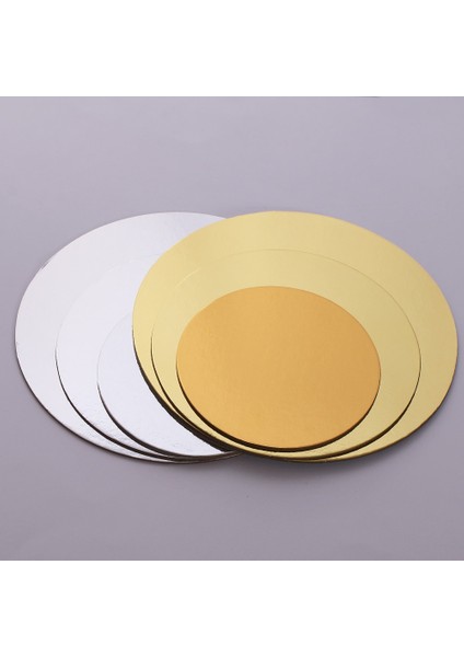 3 Adet Tarzı Yuvarlak Kek Tahtaları Seti Cakeboard Tabanı Tek Kullanımlık Kağıt Cupcake Tatlı Tepsisi Es, Es ve Es Her Birinden 6'lı (Yurt Dışından) indirimleri