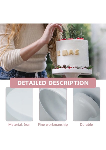 Pembe Tarzı M Kek Tabağı Standı Demir Plaka Yüksek Taban Kek Çanak Parti Filme Sahne Tatlı Tabağı Düğün Tepsisi Dekorasyon Ekranı (Yurt Dışından) fırsatları