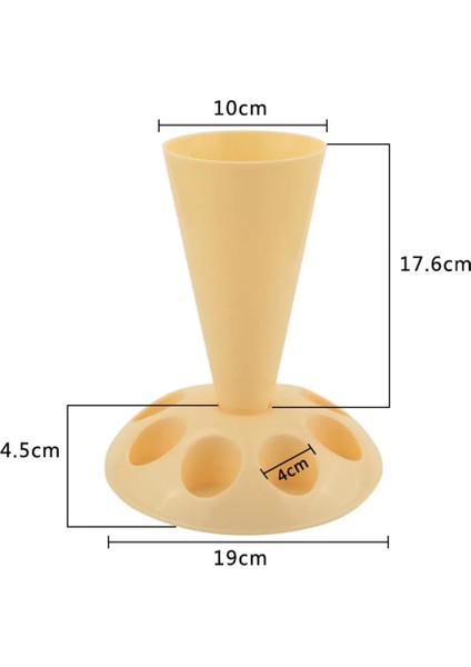 Pembe Tarzı Çiçek Ağız Implantasyon Çerçevesi Krem G Çanta Depolama Rafı Kek Memesi Bakeware Pişirme Araçları Çiçek Ağız Standı Tutucu (Yurt Dışından)
