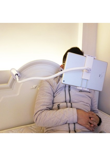 Gooseneck Stand Tutucu Tablet Montaj Uzun Kol Braketi iPhone Lus iPad Pro Air Soporte Aksesuarları (Yurt Dışından) fiyatları