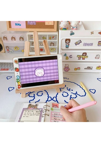 Ahşap Ayarlanabilir Boyama Çizim Standı Şövale Çerçeve Sanatçı Tripod Ekran Raf Öğrenci Sanatçı Malzemeleri Tablet Telefon Standı (Yurt Dışından) modelleri
