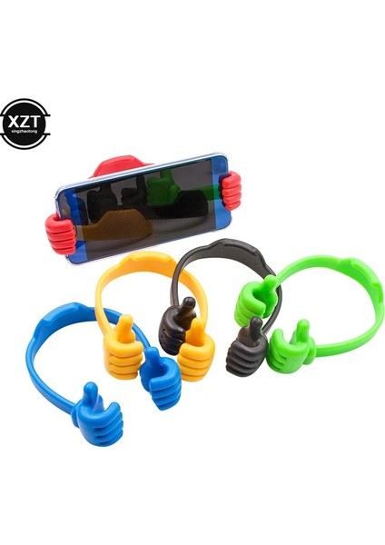 Siyah Stil Telefon Tablet Standı Renkli Ayarlanabilir Başparmak Standı Araba Masa Masaüstü Tutucu Montaj IPhone ipad Tablet Için Evrensel (Yurt Dışından) fiyatları