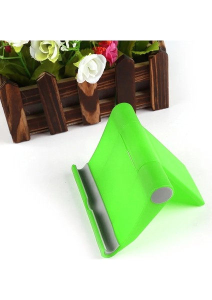 Yeşil Stil Herhangi Bir & Tablet Pc Için Katlanır Şezlong Masaüstü Standı IPAD Için Çok Fonksiyonlu Döner Evrensel Plastik Braket (Yurt Dışından)
