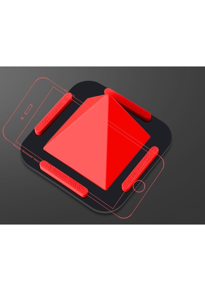 Kırmızı Stil Tablet ve Telefon Standı Tutucu Cep Telefonu Için Evrensel Araç Tutucu Silikon Gps iPhone x Için Standı Huawei Cep Telefonu Masa Standı (Yurt Dışından)