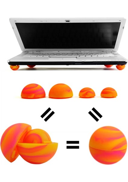 Kırmızı Yeşil Stil Besegad Evrensel Pratik Dizüstü Bilgisayar Soğutma Pedleri Dizüstü Kaymaz Ayaklar Isı Azaltma Soğutucu Pedleri Macbook Için Stand Tutucu (Yurt Dışından) indirimleri