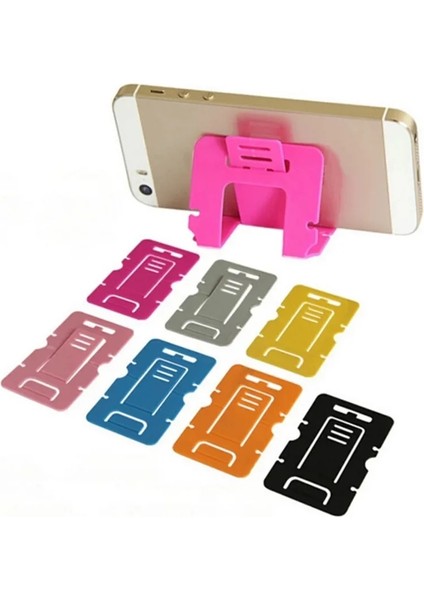1 Adet Rastgele Stil Ince Mini Ayarlanabilir Katlanabilir Kart Cüzdan Cep Telefonu Masası Akıllı Telefon Veya Tablet Için Stand Tutucu Evrensel Stand Tutucu (Yurt Dışından)