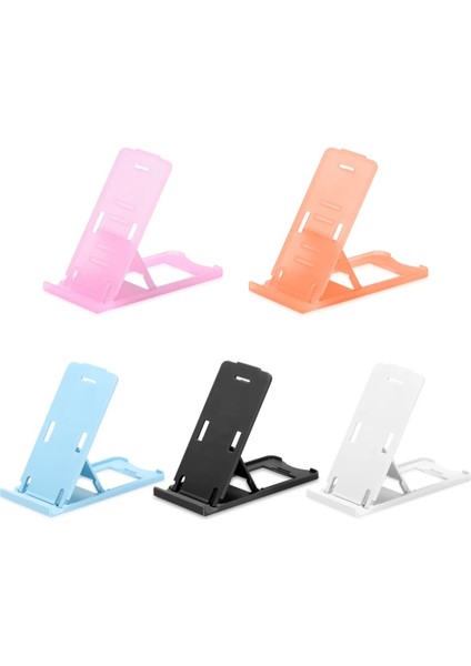 Pembe Tarzı Telefon Standı Tablet Pc Braketi Beş Dereceli Ayarlanabilir Braketler Katlanabilir Çok Renkli Cep Telefonu Aksesuarları Taşınabilir Evrensel (Yurt Dışından) modelleri
