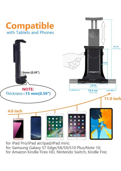 Siyah Stil Vantuz Tarzı Tablet Pc 4 ~ Yeşil Evrensel Braketi Klip Araba Tutucu Zekâ Derece Dönüm Için Braketi Klip Standı (Yurt Dışından) fiyatları