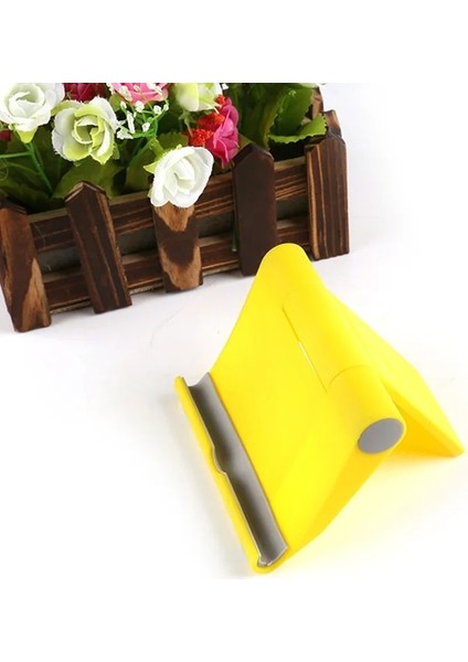 Mavi Stil Herhangi Bir & Tablet Pc Için Katlanır Şezlong Masaüstü Standı IPAD Için Çok Fonksiyonlu Döner Evrensel Plastik Braket (Yurt Dışından) indirimleri