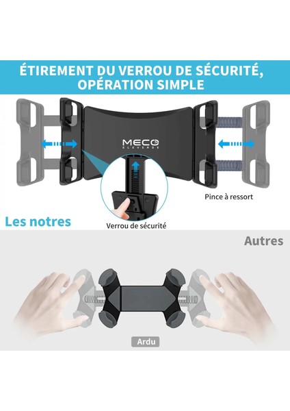Meco Tablet Tutucu Montaj Telefon Standı Bisiklet Koşu Bandı Için Mikrofon iPad Miniproair Tabletler Için Stand Inç (Yurt Dışından) modelleri