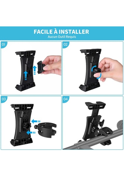 Meco Tablet Tutucu Montaj Telefon Standı Bisiklet Koşu Bandı Için Mikrofon iPad Miniproair Tabletler Için Stand Inç (Yurt Dışından) fırsatları