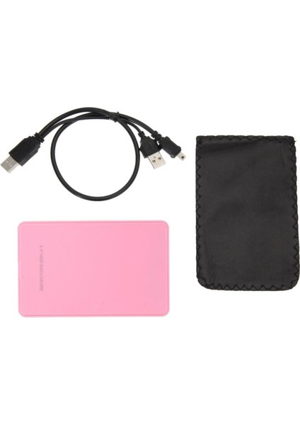 No.1 Tarzı 2.5 Inç Ince Taşınabilir HDD Muhafazası USB 2.0 Harici Sabit Disk Kasası Sata Sabit Disk Sürücüleri USB Kablosu ve Kılıflı HDD Kasası (Yurt Dışından) fırsatları