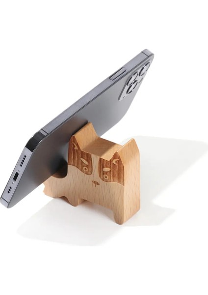 No.5 Tarzı Masif Ahşap Hayvan Cep Telefonu Tutucu Araba Ev Montaj Braketi Mobil Masa Standı Dizüstü Bilgisayar Anahtarı Geyik Köpek Ld Fil (Yurt Dışından) indirimleri