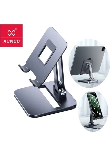 11 Inç Stilinin Altında Xundd Tablet Standı iPad Için Ayarlanabilir Katlanabilir Metal Telefon Montaj Tutacağı 태블릿 거치대 Destek Tableti Masaüstü Tabanı (Yurt Dışından) fırsatları
