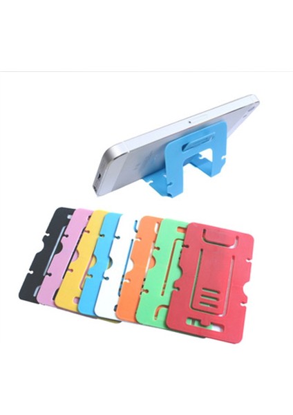 1 Adet Rastgele Stil Mini Evrensel Taşınabilir Telefon Standı Ayarlanabilir Katlanabilir Kart Cüzdan Cep Telefonu Danışma Smartphone Tablet Için Tutucu Dağı Standı (Yurt Dışından)