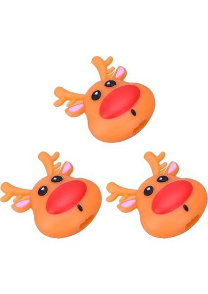 Geyik Tarzı Dayanıklı Sevimli Kolay Kurulum Kablo Koruyucu Kapak Karikatür Silikon Koruyucu Kılıf Aksesuarları IPhone Için Kollu Noel (Yurt Dışından)