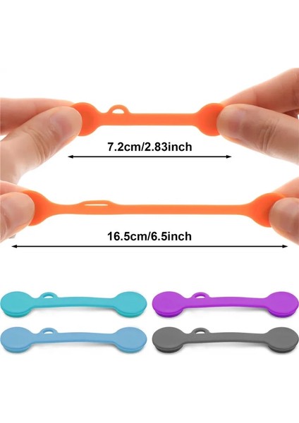 Renk Karıştırma 6 Parça Stili Manyetik Kablo Klipsleri Manyetik Kablo Düzenleyiciler Büküm Bağları Kulaklık Başlıkları Kablolar Sarıcı USB Kablo Yöneticisi Bookmark Clolors (Yurt Dışından)
