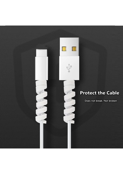 Pembe Stil Telefonlar Için Şarj Kablosu Koruyucusu Kablo Tutucu Kravatlar Kablo Sarıcı Fare Için Klip USB Şarj Cihazı Kablo Yönetimi Kablo Düzenleyici (Yurt Dışından)