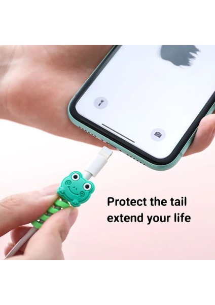 Rastgele Stil 4 Adet Veri Hattı Koruyucu Kılıf Şarj Kablosu Sarıcı Organizatör Karikatür Desen Tel Koruyucu Kablo Sarıcı Telefon Aksesuarları (Yurt Dışından) fırsatları
