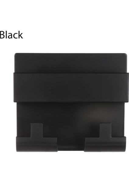 B-Siyah Stili Duvara Montaj Şarj Cihazı Kanca Telefon Tutucu Duvar Asılı Kablo Düzenleyici Stand Braketi Dock Yapıştırılan Duvar Telefonu Tablet Tutucu Malzemeleri (Yurt Dışından)