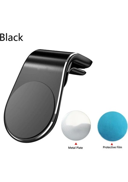B Tarzı L Şekli Araba Manyetik Tutucu Telefon Standı Mıknatıs Cep Telefonu Braketi Araba Manyetik Tutucu Telefon Için iPhone 12 Pro Max Samsung (Yurt Dışından)