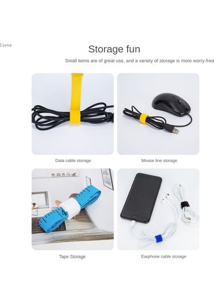 Siyah Stil Usbcable Sarıcı Kablo Düzenleyici Bağları Fare Tel Kulaklık Tutucu HDMI Kablosu Serbest Kesim Yönetim Telefonu Çember Bant Koruyucu Naylon Çanta (Yurt Dışından)