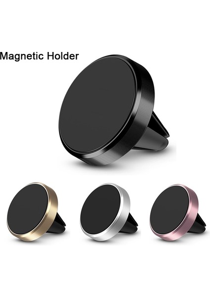 Siyah Tutucu Stili Telefon Için Manyetik Tutucu Redmi Huawear Gps Hava Firar Dağı Mıknatıs Standı Araç Telefonu iPhone Samsung Için Manyetik Tutucu (Yurt Dışından) modelleri