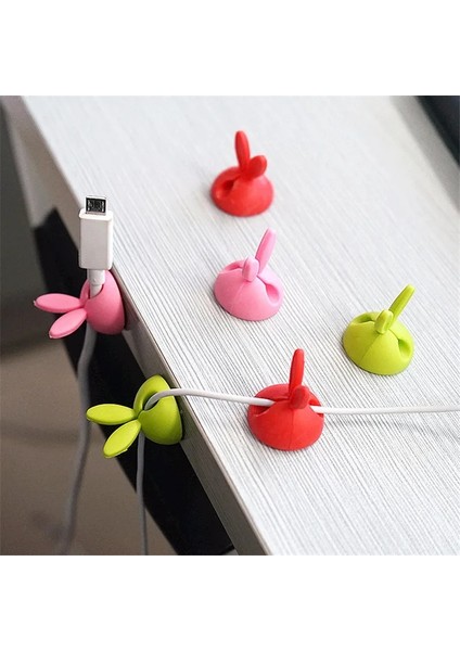 2 Adet Rastgele Stil Sıanute Tavşan USB Kablo Bağları Düzenleyici Tel Kordon Sabitleyici Klip Kulaklık Kablo Sarıcı Bobin Kelepçesi Koruyucu (Yurt Dışından) fırsatları