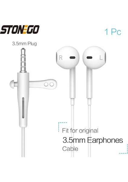 3.5mm Kulaklık Stili Stonego Arging Kablo Koruyucu Telefonlar Kablo Tutucu Kapak Kablo Sarıcı Klipsi USB Şarj Cihazı Kablo Yönetimi Kablo Düzenleyici (Yurt Dışından)
