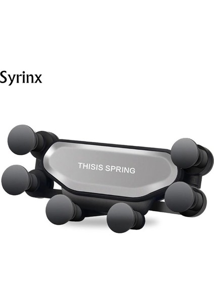 Gri Renk Stili Ar T One Telefon Tutucu Hava Firar Monut Gps Standı Arabada Telefon Için Yerçekimi Standı iPhone x Xs Için Manyetik Yok (Yurt Dışından) modelleri
