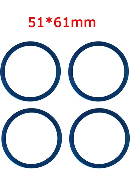 51X61MM-4 Adet Tarzı Evrensel Magsafe Araç Şarj Cihazı Telefon Tutacağı Yuvarlak Metal Demir Yüzük Magsafe Cüzdan Etiketi Manyetik Kablosuz Şarj Cihazı Standı (Yurt Dışından)