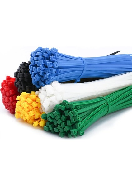 Beyaz Stil Lld Ack Naylon Telefon Kablo Düzenleyicileri Kendinden Kilitli Plastik Tel Zip Bağları Endüstriyel Tedarik Bağlantı Elemanları ve Donanım Kablosu (Yurt Dışından)