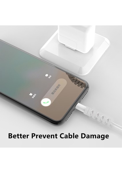 10 Adet Rastgele Renk Stili Vbnbv USB Kablo Sarıcı Cep Telefonu Kablosu Veri Şarj Cihazı Tel Koruyucu Akıllı Telefon Kablo Düzenleyici Yönetim Koruyucu (Yurt Dışından)