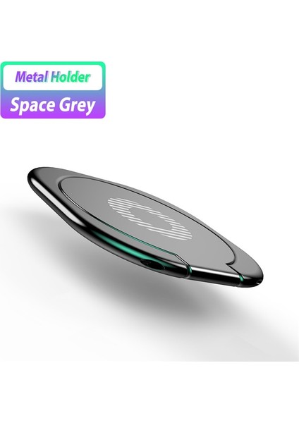 Gri Tarzı Halka Tutacağı Manyetik Telefon Tutacağı Araç Telefonu Tutacağı Destek Için Hücresel Aksesuarlar Cep Cep Telefonları Otomatik Houder Mangnet (Yurt Dışından)