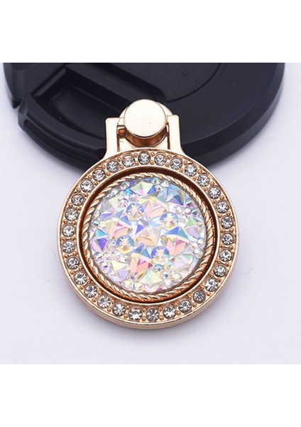 Elips Kalp Altın Stili Lüks Elmas Parlak Metal Cep Telefonu Yüzük Standı Soket Soket 360 Tutucu Cep Telefonu Telefon Cep Telefonları Için Destek (Yurt Dışından) modelleri