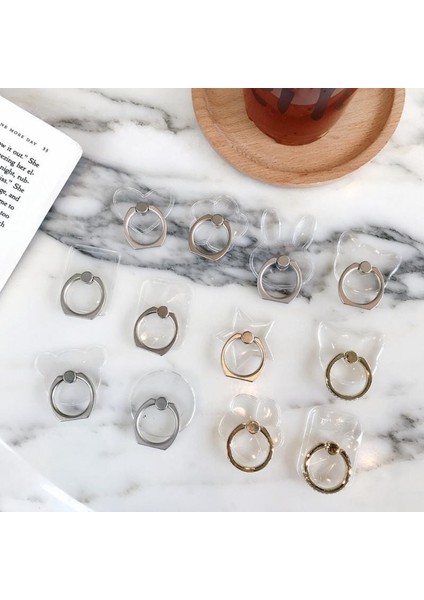 Stil 04 Stili Dönebilen Telefon Holde Derecesi Dönebilen Şeffaf Kristal Parmak Yüzük Akıllı Telefon Soketi Için Akıllı Telefon Standı (Yurt Dışından) fiyatları